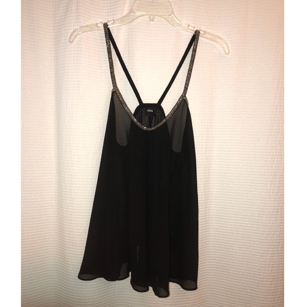ASOS | Sheer Cami with Beaded Staps